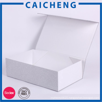 High Quality White Cardboard Paper Thick Gift Packing Box With Foam